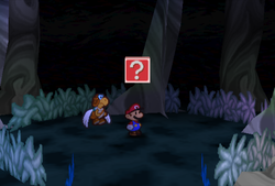 Last ? Block in Forever Forest of Paper Mario.