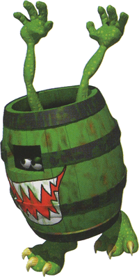 Artwork of a Knocka from Donkey Kong Country 3: Dixie Kong's Double Trouble!