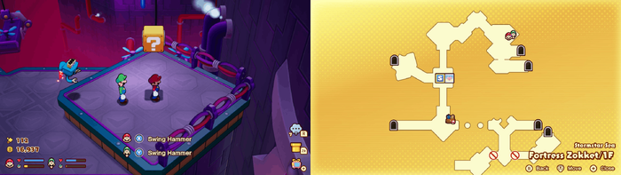 Block 30 in Fortress Zokket from Mario & Luigi: Brothership