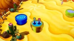 Three Warp Pipe types in Allsand Island in Mario & Luigi: Brothership