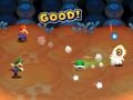 Mario and Luigi using Green Shell on the Stone Blooper
