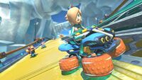 Ice Ice Outpost from Mario Kart 8 - The Legend of Zelda × Mario Kart 8.