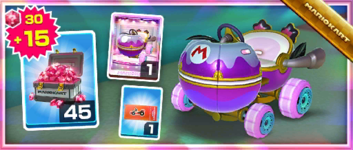 The Poison Apple Kart Pack from the Cooking Tour in Mario Kart Tour