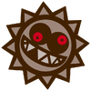 A sticker from Mario Kart World
