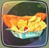 Third tier of the fish and chips Dash Food