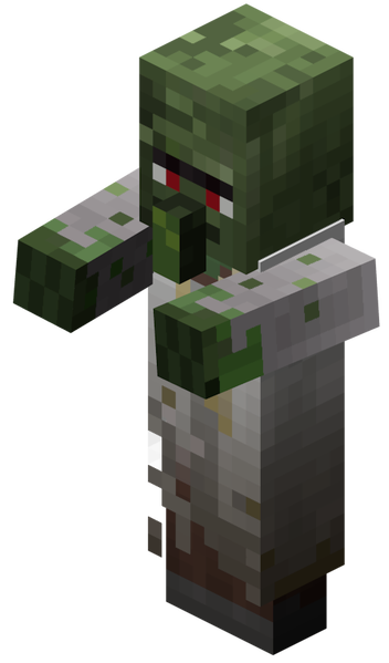 File:Minecraft Old Zombie Librarian Villager.png