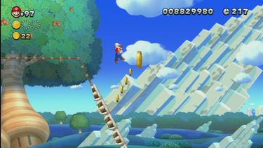 Spine-Tingling Spine Coaster from New Super Mario Bros. U