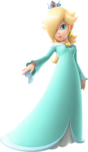 Artwork of Rosalina used in Mario Party: The Top 100, Mario Kart Tour and Mario & Sonic at the Olympic Games Tokyo 2020.