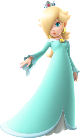 Artwork of Rosalina used for her amiibo (Also used for Mario Party: The Top 100, Mario Kart Tour and Mario & Sonic at the Olympic Games Tokyo 2020)
