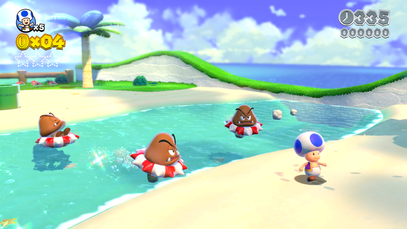 File:SM3DW Floating Goombas.png