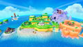 The island that hosts the Mario Party mode