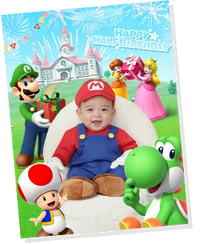 A design from Super Mario Satsuei.