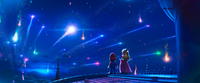 A screenshot from The Super Mario Galaxy Movie