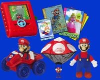 Toys based on various games in the Mario series given out in Wendy's kids meals.