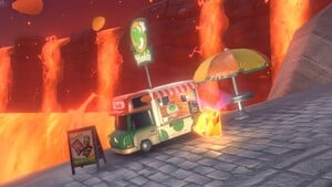 A Yoshi's location in Mario Kart World