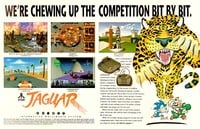 Atari Jaguar print ad featuring Sonic, Mario, and Yoshi.