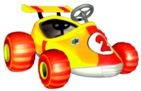 Artwork of a Car in Diddy Kong Racing