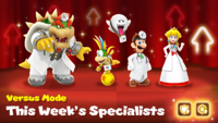 Fourteenth week's specialists