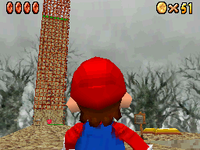 Goomboss Battle level seen in Super Mario 64 DS