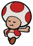 Love Toad in Paper Mario: The Origami King