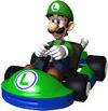 Mario Kart Arcade GP Artwork: Luigi