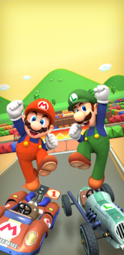 The Mario Bros. Tour from Mario Kart Tour