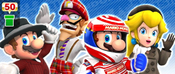 The Pull-Ahead Pipe from the 2021 Paris Tour in Mario Kart Tour