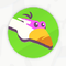 A sticker in Mario Kart World