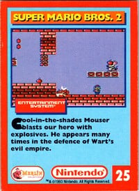 One of the Nintendo Collector Cards