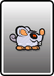 A Scardey Rat card from Paper Mario: Color Splash
