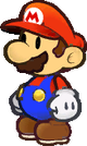 Mario's idle sprite from Paper Mario: The Thousand-Year Door