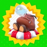 Picture of an Innertube Goomba, used as a thumbnail for a video showing how to beat Goombas in Super Mario 3D World + Bowser's Fury