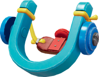 Artwork of a Hat Catapult from Super Mario Odyssey.