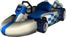 The model for Large Male Mii's Standard Kart L from Mario Kart Wii