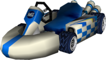 The model for Large Male Mii's Standard Kart L from Mario Kart Wii