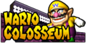 The logo for Wario Colosseum, from Mario Kart Double Dash!!.