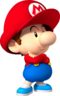 Artwork of Baby Mario for Mario Kart Wii (also used in Mario Super Sluggers and Mario Kart Tour)