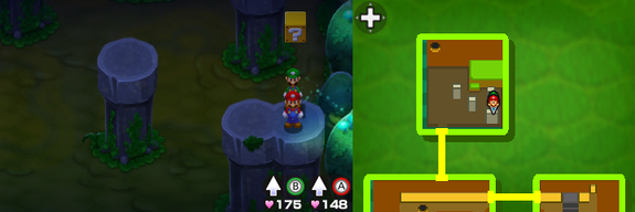 Block 29 in Blubble Lake of Mario & Luigi: Bowser's Inside Story + Bowser Jr.'s Journey.