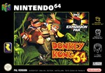 The front European cover for Donkey Kong 64