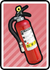 A Fire Extingisher Card in Paper Mario: Color Splash.