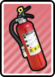 A Fire Extingisher Card in Paper Mario: Color Splash.