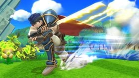 Ike's Quick Draw in Super Smash Bros. for Wii U.