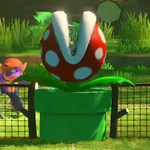 A Piranha Plant from Mario Tennis Aces