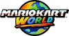 The logo for Mario Kart World