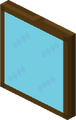 Light Blue Stained Glass Pane
