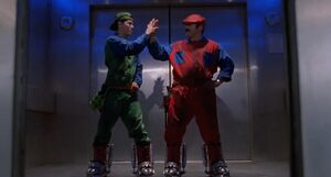 Super Mario Bros Movie Jacket On-set 1993 official. Lightmotive production  crew