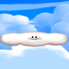 Squared screenshot of a Bouncy Cloud from New Super Mario Bros. U.