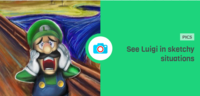 Thumbnail of a gallery with fan art submissions for The Year of Luigi