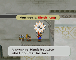 Collecting the Black Key in Rogueport Sewers