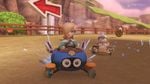 Rosalina driving ahead of Metal Mario while approaching the Giant Egg area